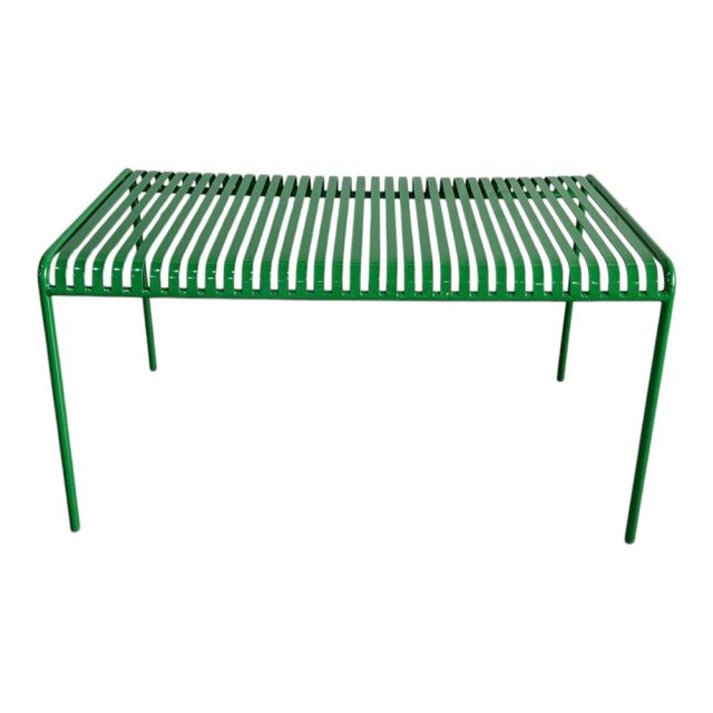 Bàn sắt ngoài trời 140cm sơn tĩnh điện nhiều màu - BNT001