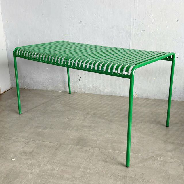 Bàn sắt ngoài trời 140cm sơn tĩnh điện nhiều màu - BNT001