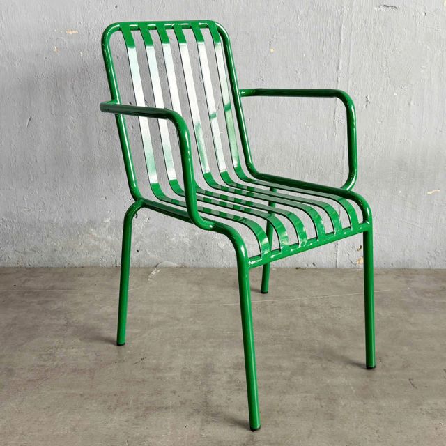 Ghế sắt ngoài trời có tay - GNT002 ( Nhiều Màu)