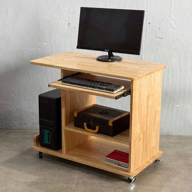 Bàn Vi Tính di động kết hợp kệ máy in - COD68058