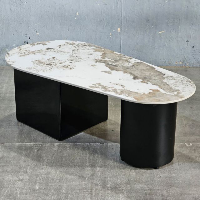 Bàn sofa có ngăn kéo 120x60cm mặt đá ceramic chân sắt  TT68302 Bàn sofa có ngăn kéo 120x60cm mặt đá ceramic chân sắt  TT68302