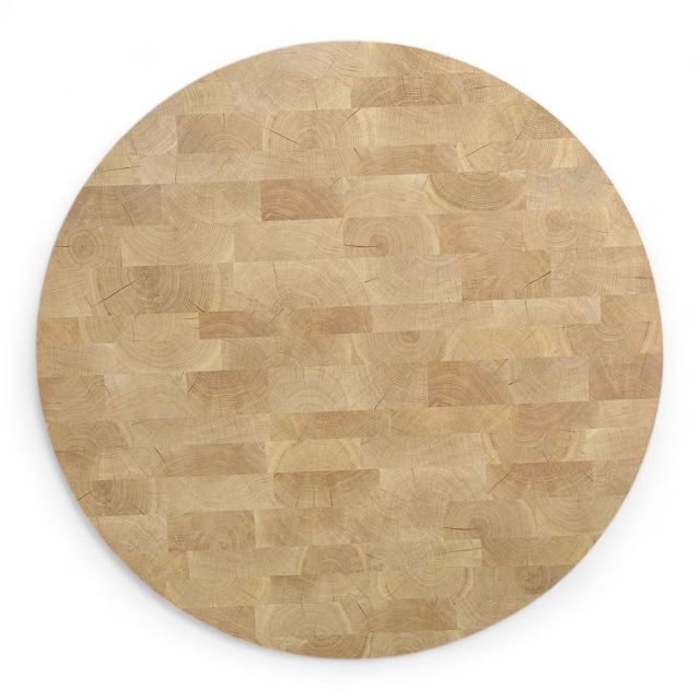 Mặt bàn tròn đường kính 120cm gỗ Plywood vân Cut Trunk - MB053