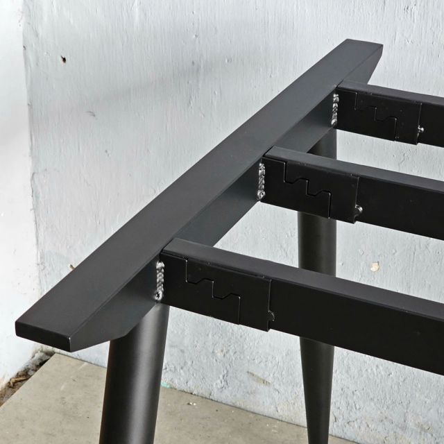 Chân sắt lắp ráp cho bàn 160x70cm hệ CONE sơn tĩnh điện HCCO030