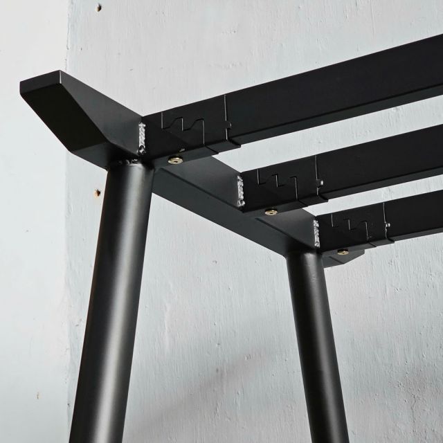 Chân sắt lắp ráp cho bàn 160x70cm hệ CONE sơn tĩnh điện HCCO030