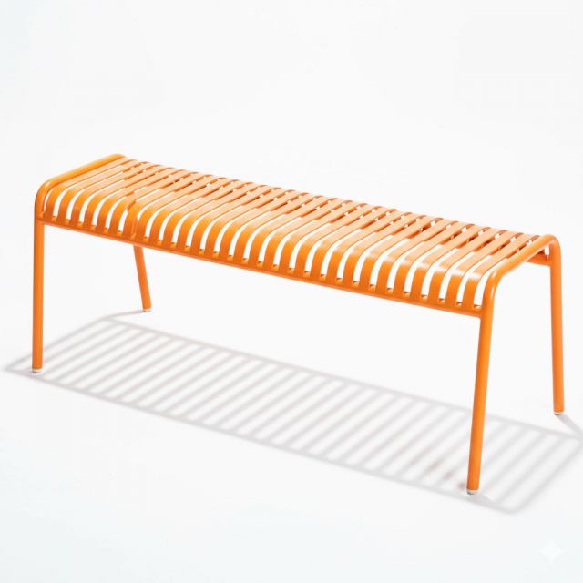 Ghế băng sắt ngoài trời 120cm - GBD053 ( Nhiều Màu )