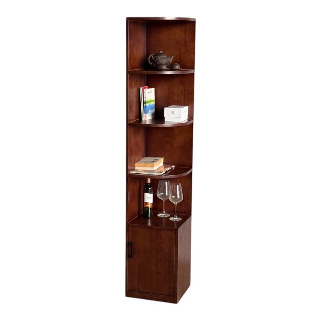 Kệ góc tường gỗ cao su 35x35x180cm - KGT68036 Kệ góc tường gỗ cao su 35x35x180cm - KGT68036