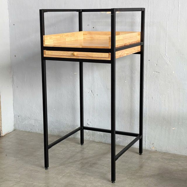 Kệ máy giặt máy sấy 80x77x150cm có ray trượt để giỏ đồ giặt KMG68018