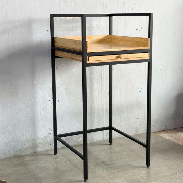 Kệ máy giặt máy sấy 80x77x150cm có ray trượt để giỏ đồ giặt KMG68018