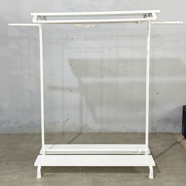 Kệ treo đồ ống nước gỗ Tràm KTD68010