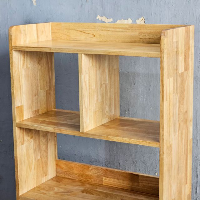 Kệ sách LAMI gỗ cao su 70x30x150cm - KS68292