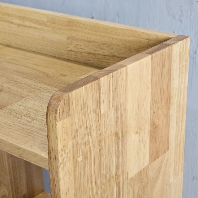 Kệ sách LAMI gỗ cao su 70x30x150cm - KS68292