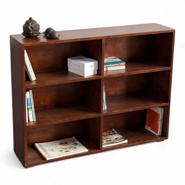 Kệ sách 3 đơn giản tầng gỗ Cao Su - KS68291 Kệ sách 3 đơn giản tầng gỗ Cao Su - KS68291