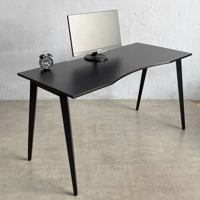 Bàn Gaming 140x60cm gỗ Cao Su chân sắt Tứ Giác Côn - GD68097