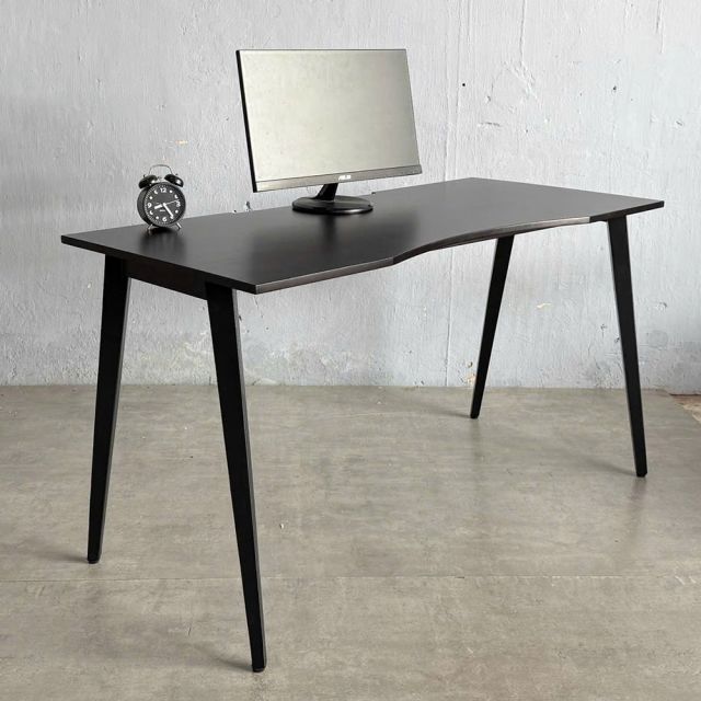 Bàn Gaming 140x60cm gỗ Cao Su chân sắt Tứ Giác Côn - GD68097