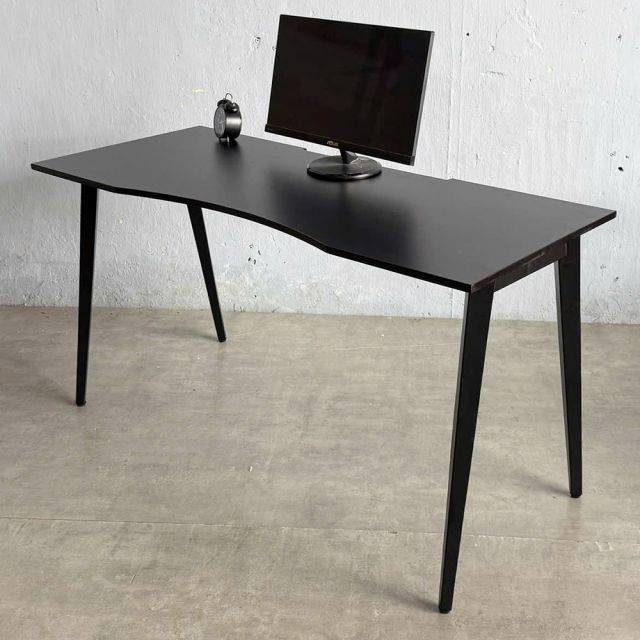 Bàn Gaming 140x60cm gỗ Cao Su chân sắt Tứ Giác Côn - GD68097