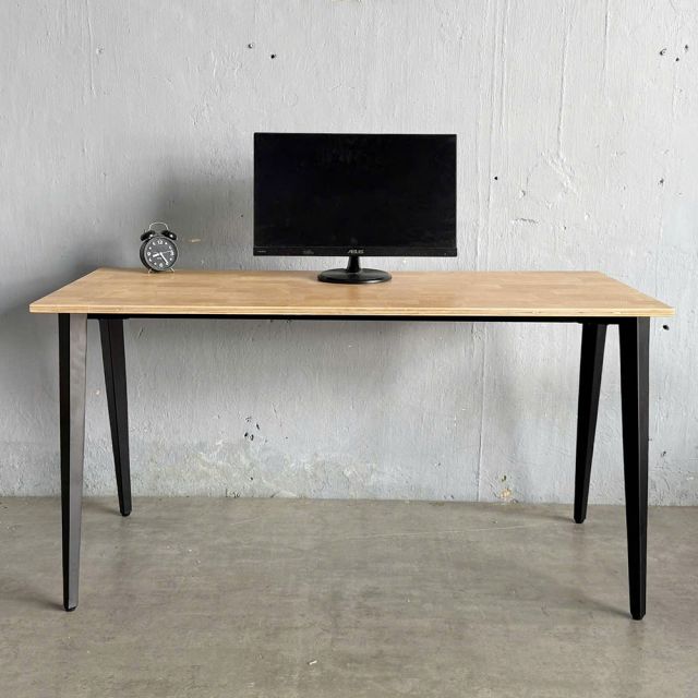 Bàn làm việc 140x60cm gỗ plywood hệ Tứ Giác Côn HBDI006