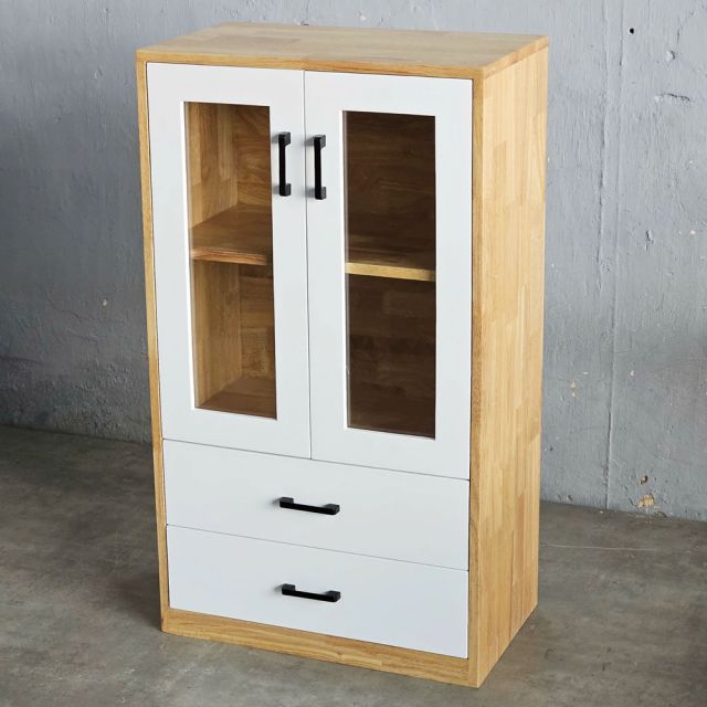 Tủ tài liệu đa năng gỗ cao su 60x35x105cm - THS68074