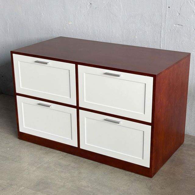 Tủ quần áo 4 hộc kéo gỗ cao su 110x40x70cm -TQA68053