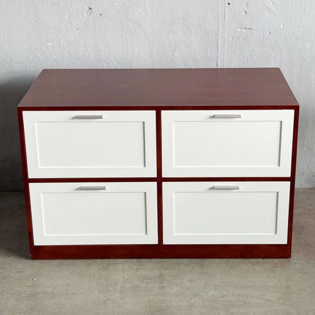 Tủ quần áo 4 hộc kéo gỗ cao su 110x40x70cm -TQA68053