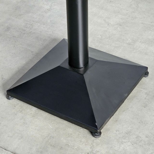 Bàn cafe vuông 70x70cm gỗ tràm chân sắt CFD68251