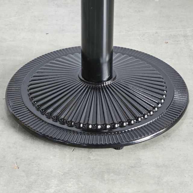 Bàn cafe vuông 70x70cm gỗ tràm chân sắt đế đúc CFD68250