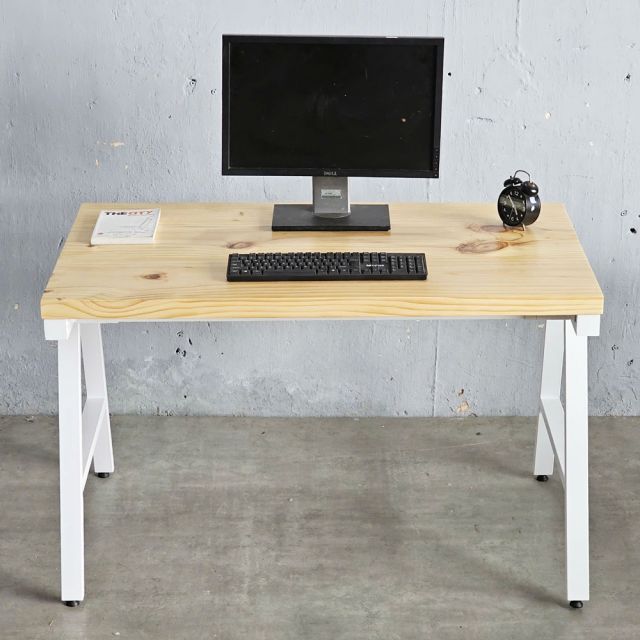 Bàn đơn giản SimpleDesk gỗ thông dày 45mm ( 60x120x75cm)