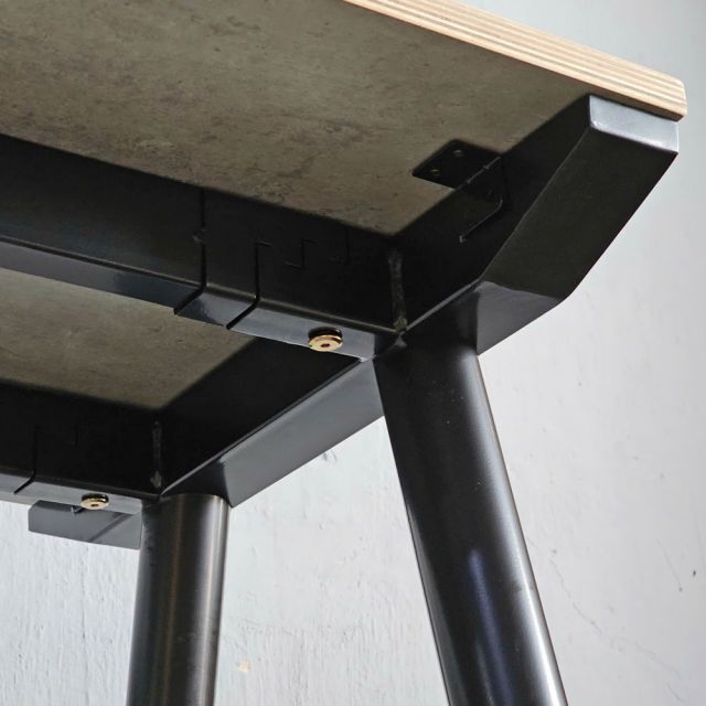 Bàn làm việc gác tủ 160x55cm gỗ plywood hệ CONE HBCO070