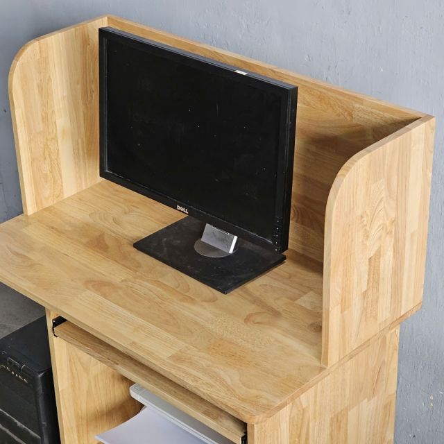 Bàn máy tính, máy in Printo 90x50cm gỗ cao su COD68059