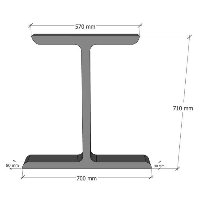 Chân bàn Isona sắt sơn tĩnh điện CHBBA046