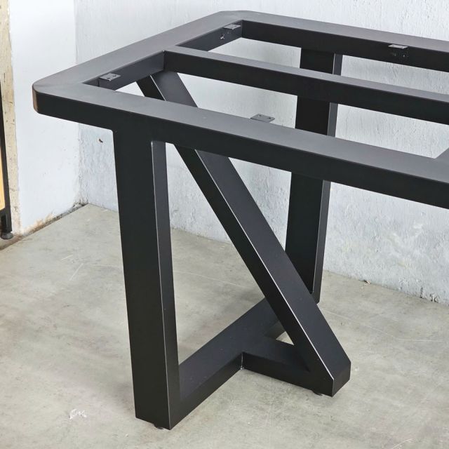 Chân sắt cho bàn ăn 150x70cm sơn tĩnh điện CHBBA047