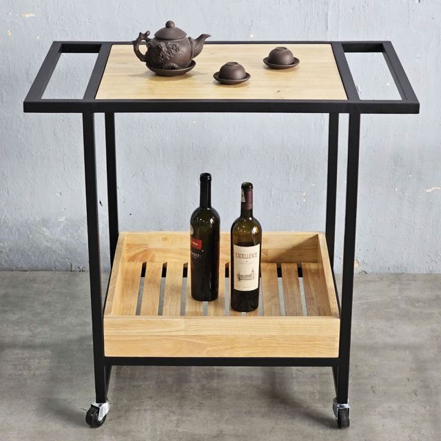 Kệ bếp Kitchenshelf gỗ 2 tầng - 95x50x75 (cm)
