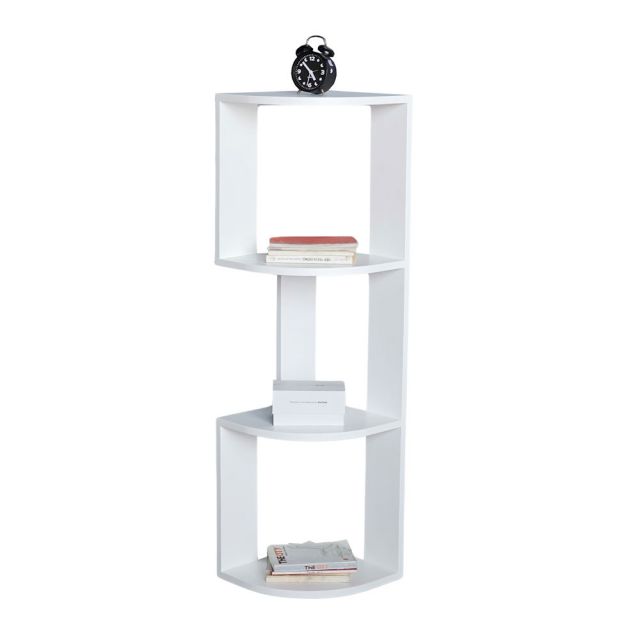 Kệ góc tường Spira 32x32x80cm gỗ cao su KGT68039 Kệ góc tường Spira 32x32x80cm gỗ cao su KGT68039