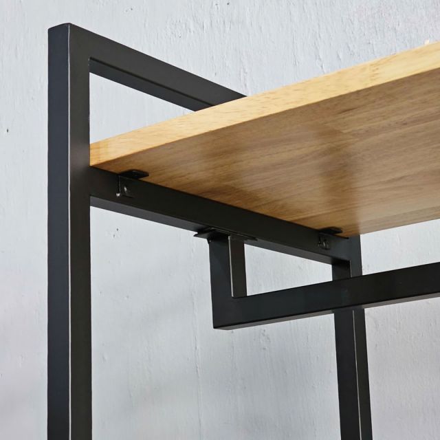 Kệ quần áo VEGA gỗ khung sắt đa năng 80x45x200(cm) - KQA68040