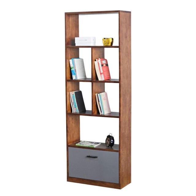 Kệ sách FIRO 60x25x170cm gỗ cao su KS68299 Kệ sách FIRO 60x25x170cm gỗ cao su KS68299