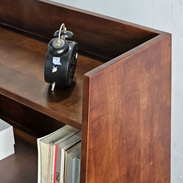 Kệ sách Angle 80x40x150cm gỗ cao su KS68301