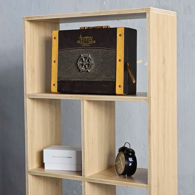 Kệ sách FIRO 60x25x170cm gỗ plywood KS68300