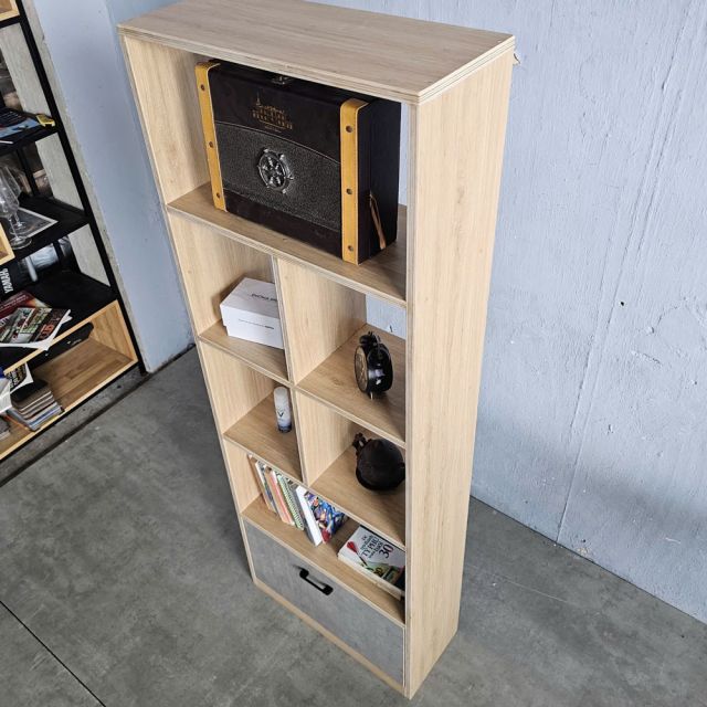 Kệ sách FIRO 60x25x170cm gỗ plywood KS68300