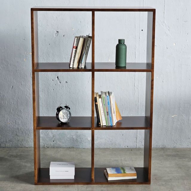 Kệ sách Limba 80x28x120cm gỗ cao su KS68306