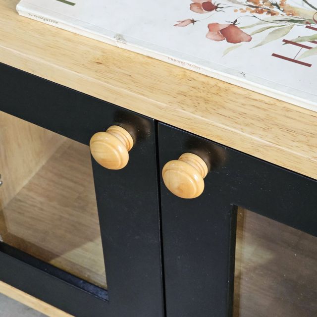 Kệ sách ngăn tủ AURA 60x30x160cm gỗ cao su KS68298