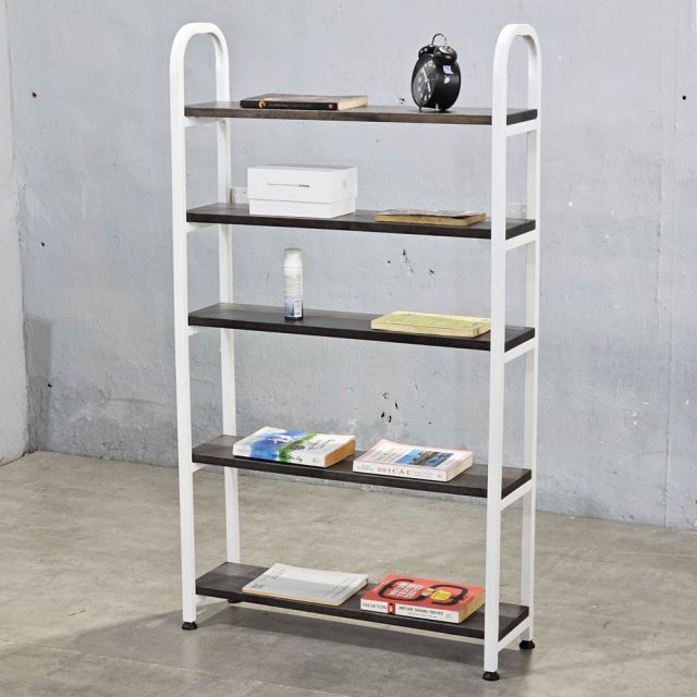 Kệ trưng bày mini JOVI 66x20x120cm gỗ cao su KTB68205