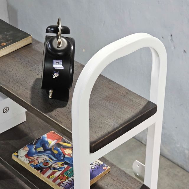 Kệ trưng bày mini JOVI 66x20x120cm gỗ cao su KTB68205