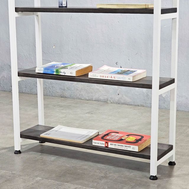 Kệ trưng bày mini JOVI 66x20x120cm gỗ cao su KTB68205