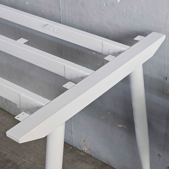 Chân sắt lắp ráp cho bàn 200x80cm hệ CONE sơn tĩnh điện HCCO031