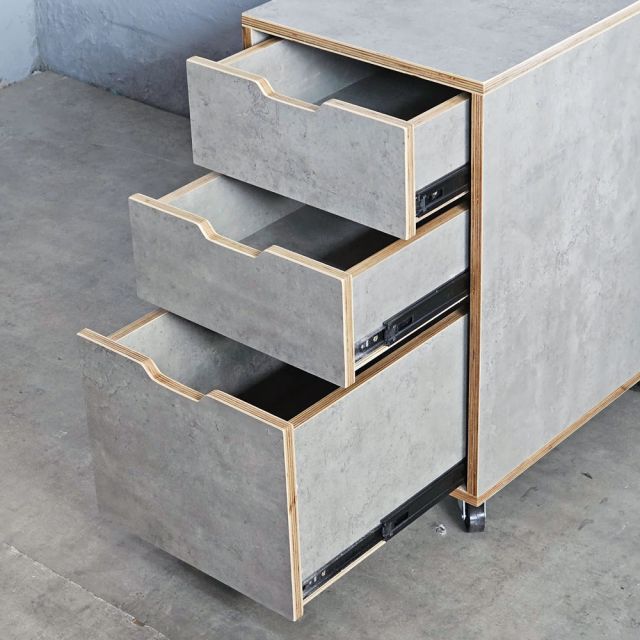 Tủ cá nhân di động 40x50x75cm gỗ plywood TCN68058