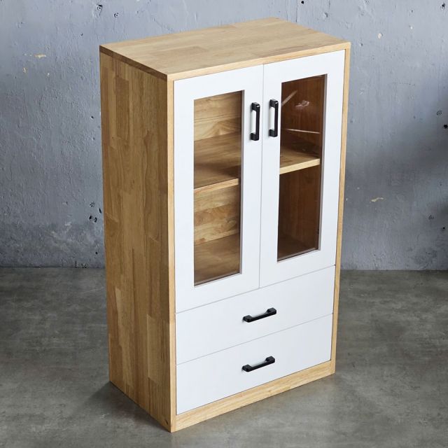 Tủ tài liệu đa năng gỗ cao su 60x35x105cm - THS68074