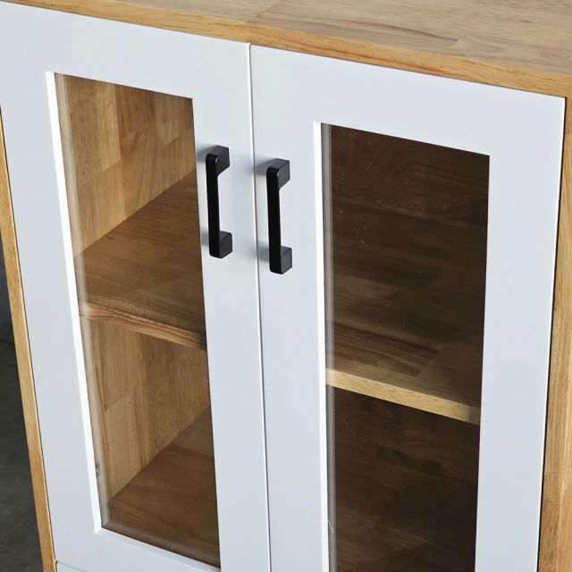 Tủ tài liệu đa năng gỗ cao su 60x35x105cm - THS68074