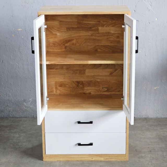 Tủ tài liệu đa năng gỗ cao su 60x35x105cm - THS68074
