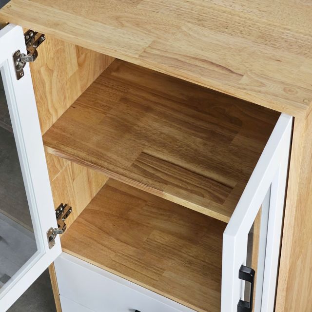 Tủ tài liệu đa năng gỗ cao su 60x35x105cm - THS68074