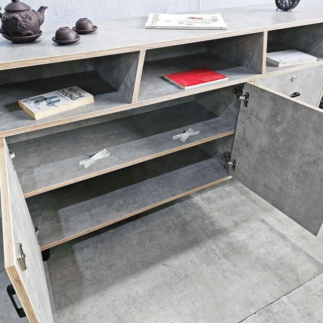 Tủ trưng bày 150x40x81cm gỗ plywood KTB68206