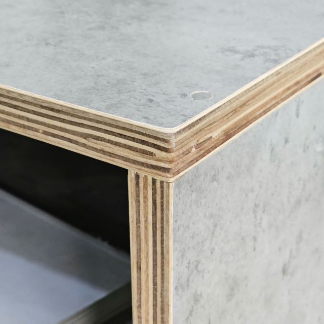Tủ trưng bày 150x40x81cm gỗ plywood KTB68206